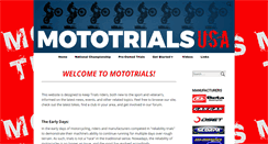 Desktop Screenshot of mototrialinfo.com